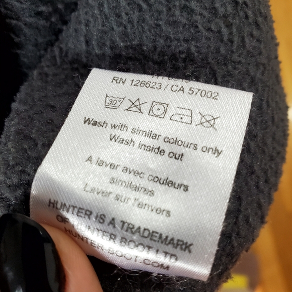 Hunter Boot Liner Fleece- socks Size L - Picture 9 of 9